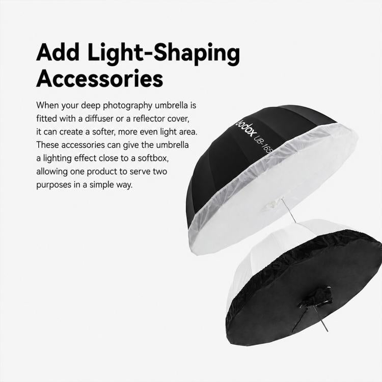 Godox Photography Studio Reflector Diffuser, UB-85S Black Silver Umbrella, UB-85S Black Silver Umbrella with Softbox, UB-105S Black Silver Umbrella, UB-105S Black Silver Umbrella with Softbox, UB-130S Black Silver Umbrella