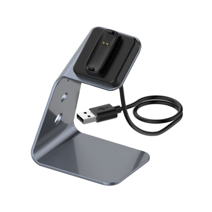 For Fitbit Inspire 2 Aluminum Alloy Charger Holder with Chip Protection, Support Fast Charging, For Fitbit Inspire 2