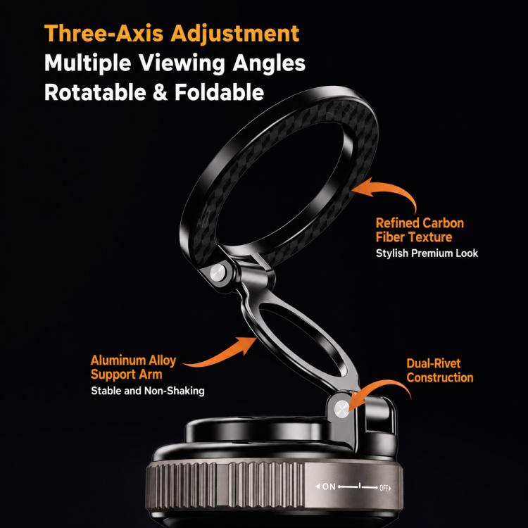 H28 360-Degree Rotating Foldable Car Phone Holder
