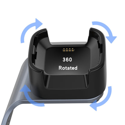 For Fitbit Versa / Versa Lite / Versa SE Universal Aluminum Alloy Charger Holder with Chip Protection, Support Fast Charging, For Fitbit Versa