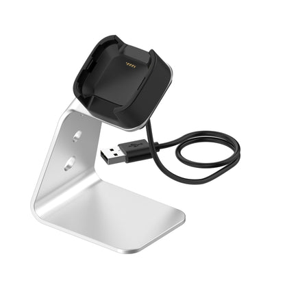 For Fitbit Versa / Versa Lite / Versa SE Universal Aluminum Alloy Charger Holder with Chip Protection, Support Fast Charging, For Fitbit Versa