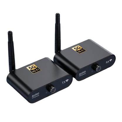 AU5810 5.8GHz Wireless Audio Transmitter and Receiver Kit, Support 100m Transmission