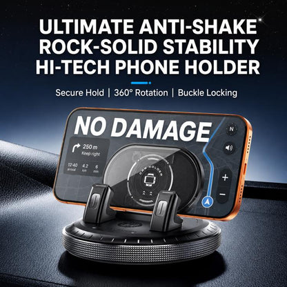 D5 Vacuum Suction Rotating Base Car Center Console Phone Mount