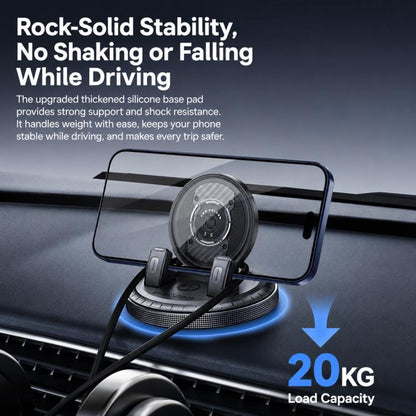 D7 Self-adhesive Rotating Base Car Center Console Phone Mount