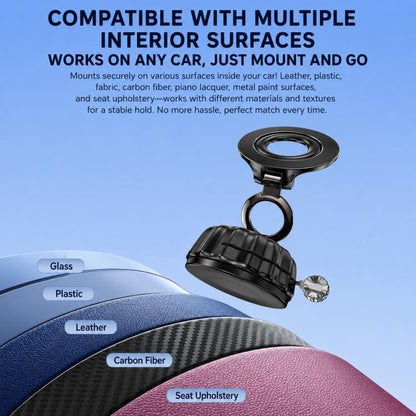 S21 Vacuum Suction Cup Magnetic Car Phone Holder Universal Car Navigation Mount