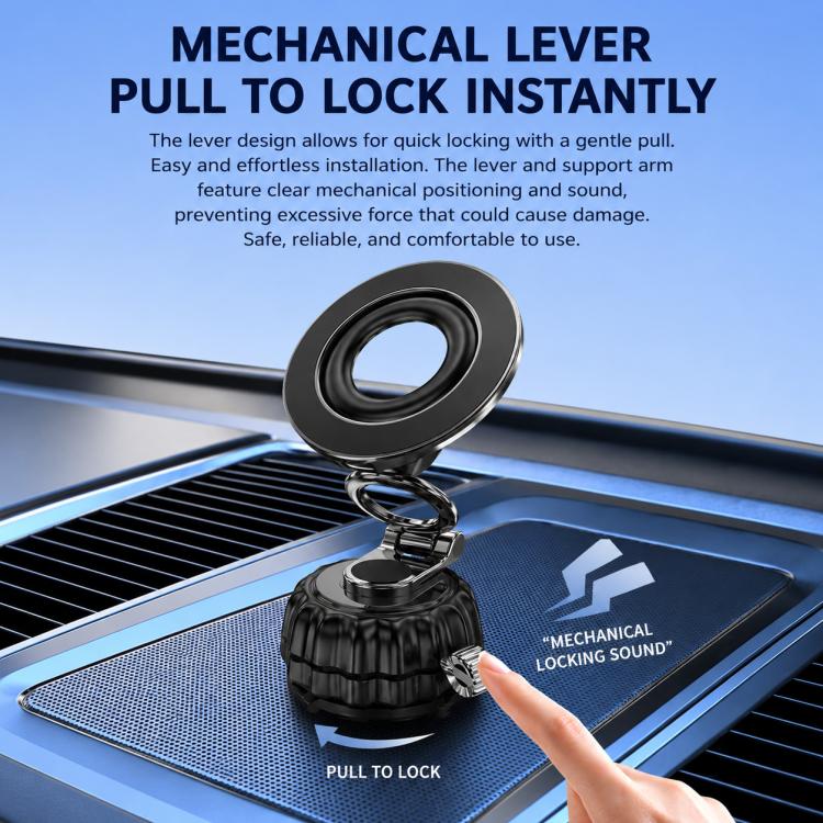S21 Vacuum Suction Cup Magnetic Car Phone Holder Universal Car Navigation Mount