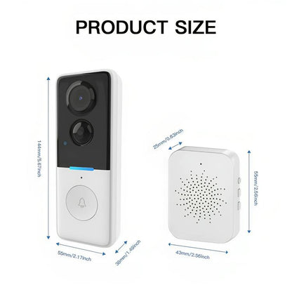 1MP HD Graffiti Smart Video Doorbell Camera Support PIR Motion Detection and Two-way Audio