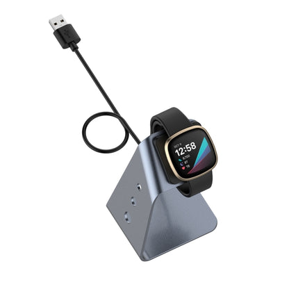 For Fitbit Versa 3 / Fitbit Sence Aluminum Alloy Charger Holder with Chip Protection, Support Fast Charging, For Fitbit Versa 3
