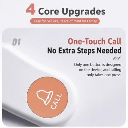 XY-805 Adjustable Volume Wireless Waterproof Doorbell Elderly Call Device, US Plug, EU Plug
