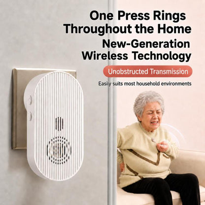 XY-805 Adjustable Volume Wireless Waterproof Doorbell Elderly Call Device, US Plug, EU Plug