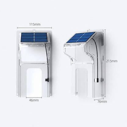 HC-001 Solar Rain Cover for U9 Visual Doorbell, Transparent Cover, Brown Cover