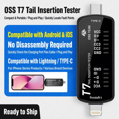OSS Smart Charging Port Tester, T6, T7