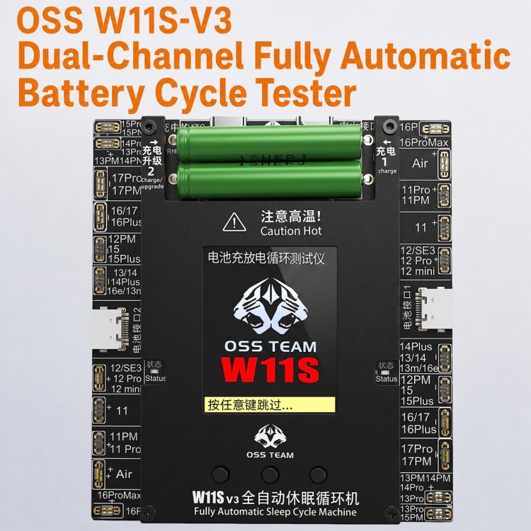 OSS W11S-V3 Dual-Channel Automatic Battery Cycle Tester, OSS W11S-V3