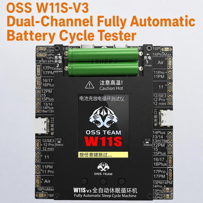 OSS W11S-V3 Dual-Channel Automatic Battery Cycle Tester, OSS W11S-V3