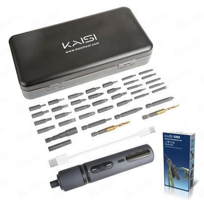 Kaisi D359 37 in 1 Rechargeable Torque Electric Screwdriver Set, Kaisi D359
