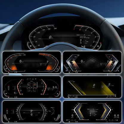 Car HD LCD Multi-Mode Digital Odometer Speedometer with CarPlay, For BMW E60 / E61 2003-2009, For BMW E70 X5 2006-2013