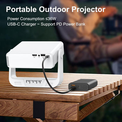 C880 Portable HD Outdoor Mini Projector for Home Use, EU Plug, US Plug, UK Plug, AU Plug