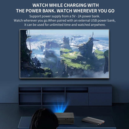 M200S 1080P High Definition Portable Mini LED Projector, EU Plug, US Plug, UK Plug, AU Plug