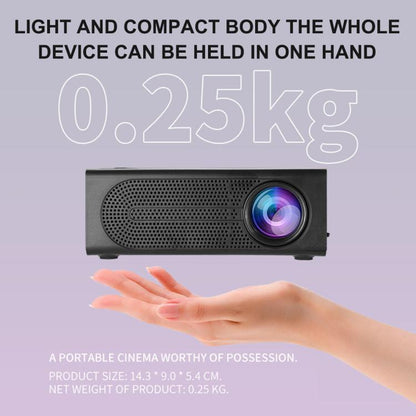 M200S 1080P High Definition Portable Mini LED Projector, EU Plug, US Plug, UK Plug, AU Plug