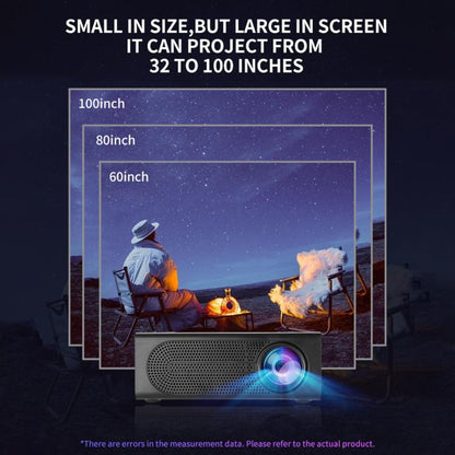 M200S 1080P High Definition Portable Mini LED Projector, EU Plug, US Plug, UK Plug, AU Plug