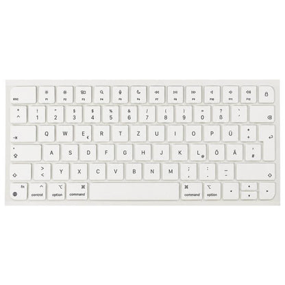 For MacBook A2438 A2439 A2449 A2450 A3118 A3203 Magic Keyboard 3 Magic Keyboard 4 Keycaps(White), German, French