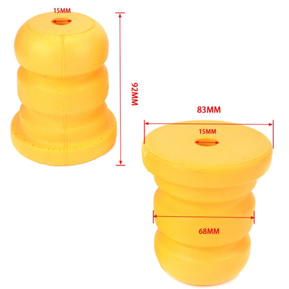 2 PCS Car Polyurethane Rear Shock Absorber 15039397 for Cadillac / Chevrolet, Rear