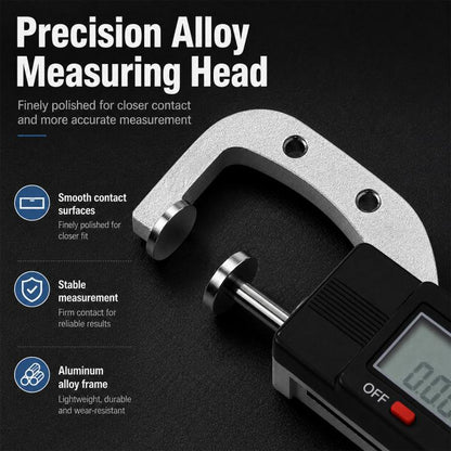 0-25.4mm Range High-precision Digital Display Thickness Measuring Instrument