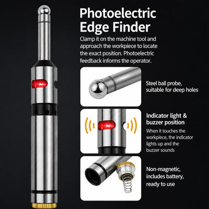 High Precision Photoelectric Edge Finder Non-magnetic Centering Rod