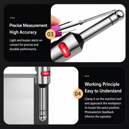 High Precision Photoelectric Edge Finder Non-magnetic Centering Rod