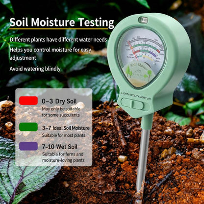 4 in 1 Humidity and Light Soil Analyzer