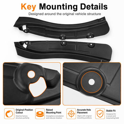 2pcs/Set Car Rear Wheel Splash Flaps Fender Guard, For GreatWall Haval F7 2024 2pcs/Set