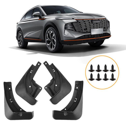 4pcs/Set Car Wheel Splash Flaps Fender Guard, For GreatWall Haval F7 2024