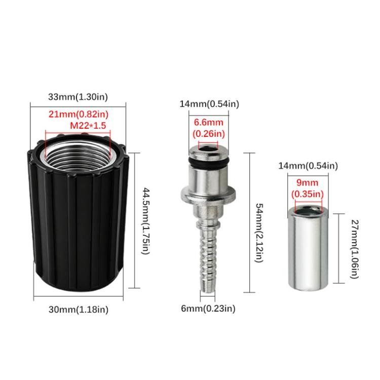 Car Wash Machine High-pressure Water Hose Anti-detachment Connector, No. 30, No. 31, No. 32
