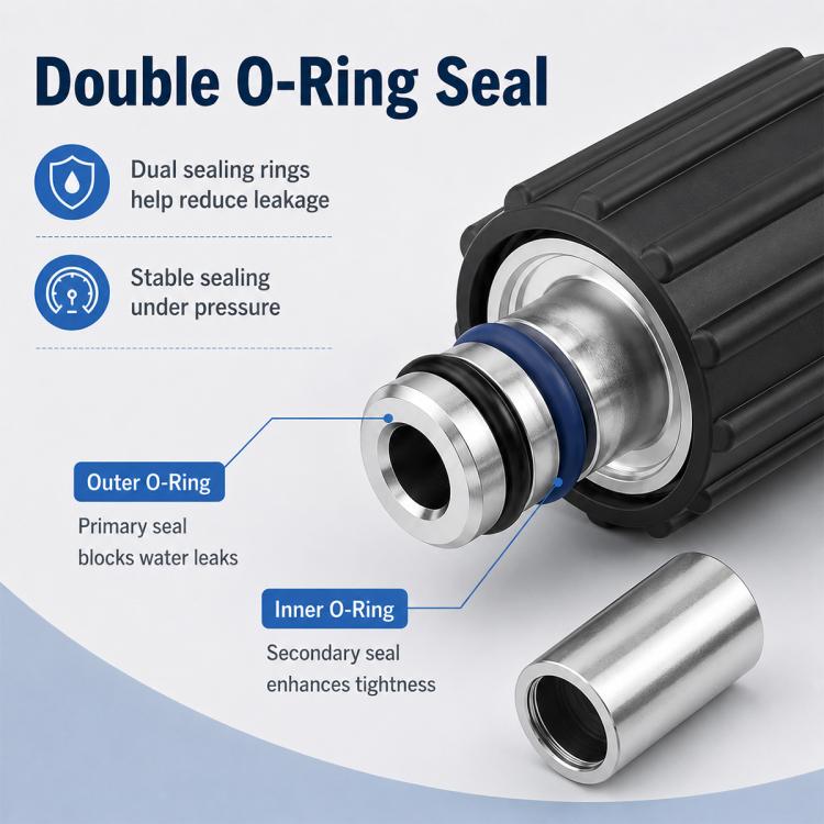 Car Wash Machine High-pressure Water Hose Anti-detachment Connector, No. 30, No. 31, No. 32