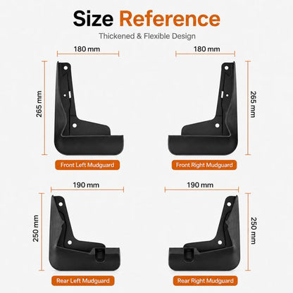 4pcs/Set Car Wheel Splash Flaps Fender Guard, For Changan UNI-V 2024