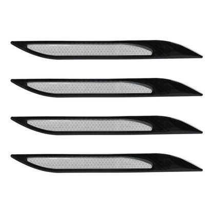 Bonnet Air Flow Vent Fender Sticker for Car Decoration, 4 PCS / Set
