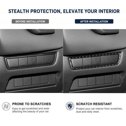For Mazda CX-50 2022-2024 Car Parking Sensor Switch Panel Carbon Fiber Sticker, Parking Sensor Switch Panel