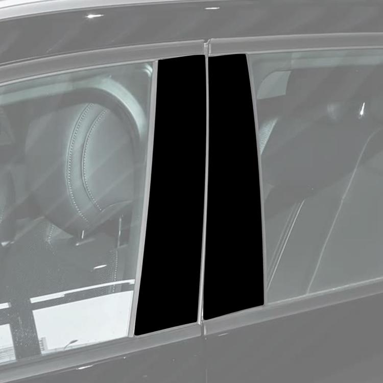 For Mazda CX-50 2022-2024 8pcs/Set Car B-Pillar Piano Black Finish Style Sticker, B-Pillar Piano Black Finish Style