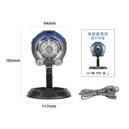DJ-86 Cyberpunk-style Condenser Desktop Microphone, DJ-86