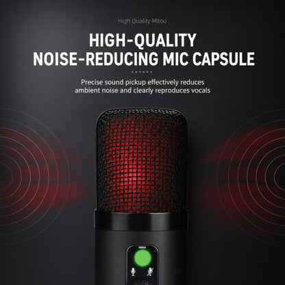 X502 High Sampling USB Condenser Microphone Cantilever Stand Kit, X502 Cantilever Stand Kit(