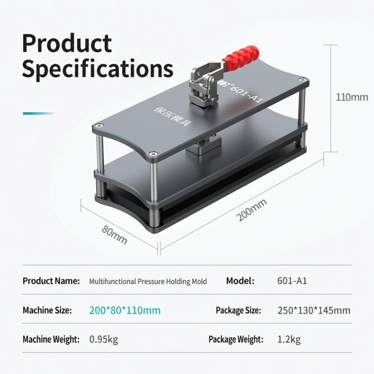 UYUE 601-A1 LCD / Back Cover Universal Pressure Maintain Mold, UYUE 601-A1