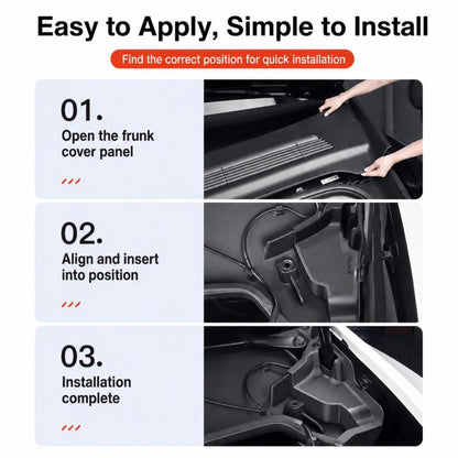 Car Front Hood Gutter Anti-blocking Protective Cover, For Teala Model Y / Y L