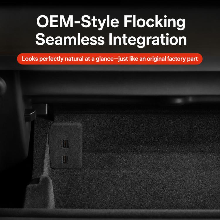 Car Glove Box Center Console Docking Station, For Tesla Model Y, For Tesla Model 3/ Y / Y L Docking Station