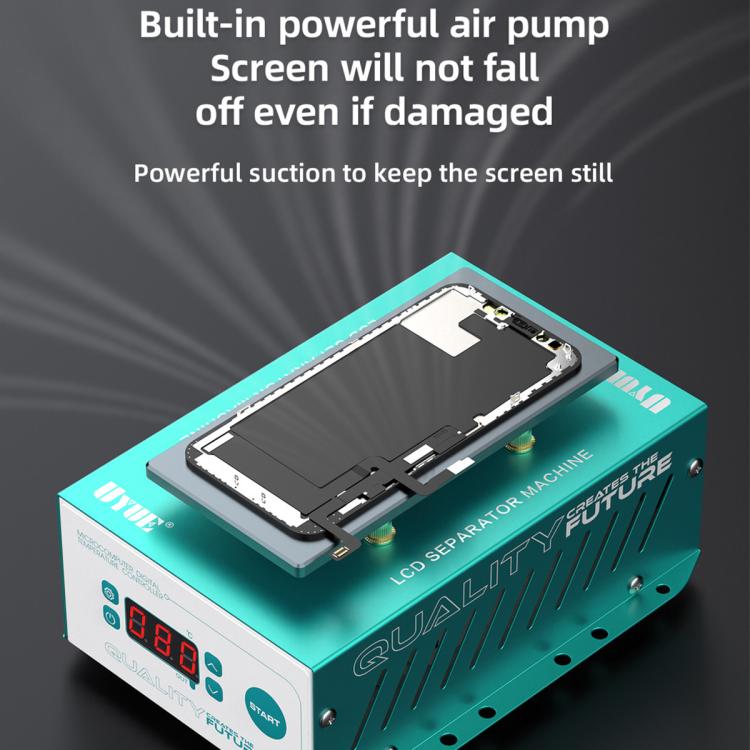 UYUE 958S 7-inch Mobile Phone LCD Screen Separator Machine Built-in Vacuum Pump, EU Plug, US Plug