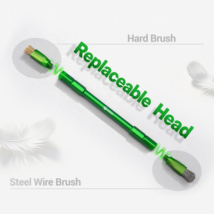 2UUL CL15 Hard Brush & Steel Wire Brush Dual-Ended Cleaning Brush, 2UUL CL15