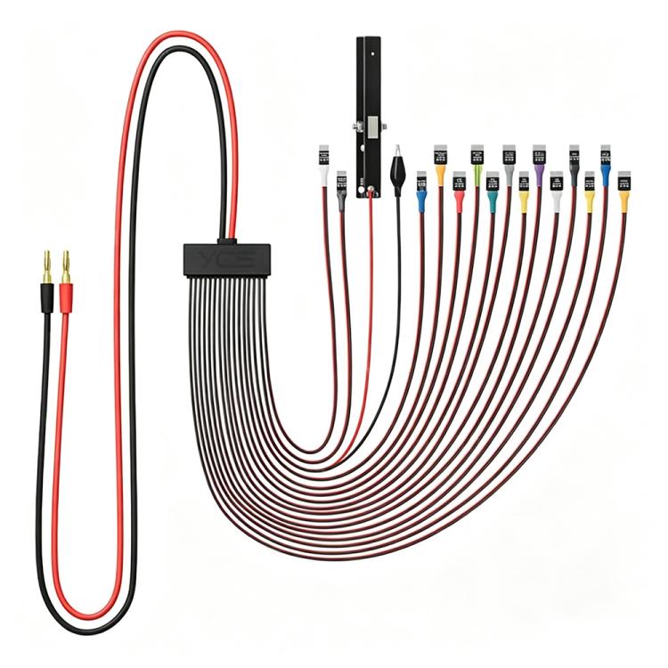 MR.YANG D03 16 in 1 Charging Boot DC Power Detection Cable for iPhone 8-17  Pro Max / Android, MR.YANG D03