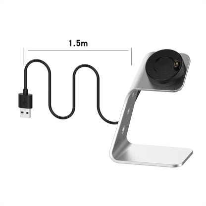 For Garmin Forerunner 745 / Venu Sq / Fenix 6 Universal Aluminum Alloy Magnetic Charger Holder with Chip Protection, Support Fast Charging, For Garmin Forerunner 745 (Right Interface)