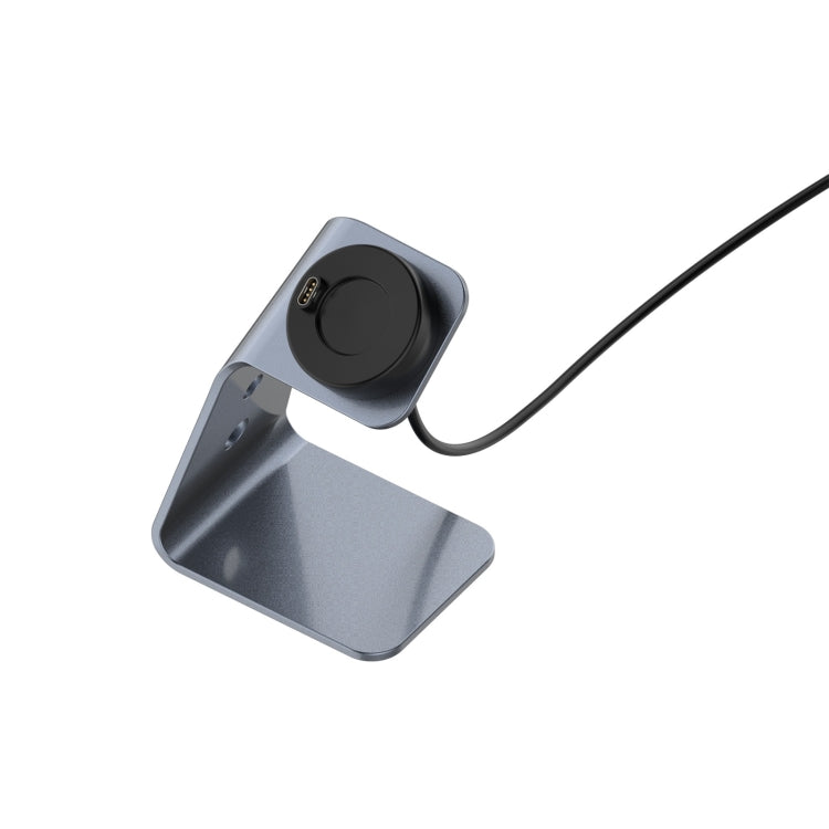 For Garmin Forerunner 745 / Venu Sq / Fenix 6 Universal Aluminum Alloy Magnetic Charger Holder with Chip Protection, Support Fast Charging, For Garmin Forerunner 745 (Left Interface)