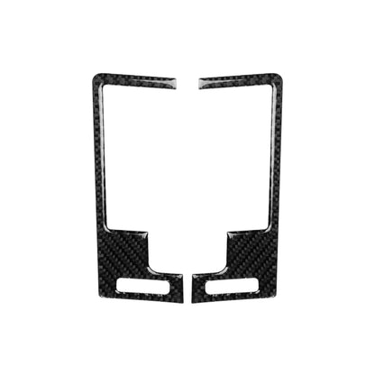 Car Carbon Fiber Center Ventilation Exhaust Decorative Sticker for Nissan 350z 2006-2009, Center Ventilation Exhaust