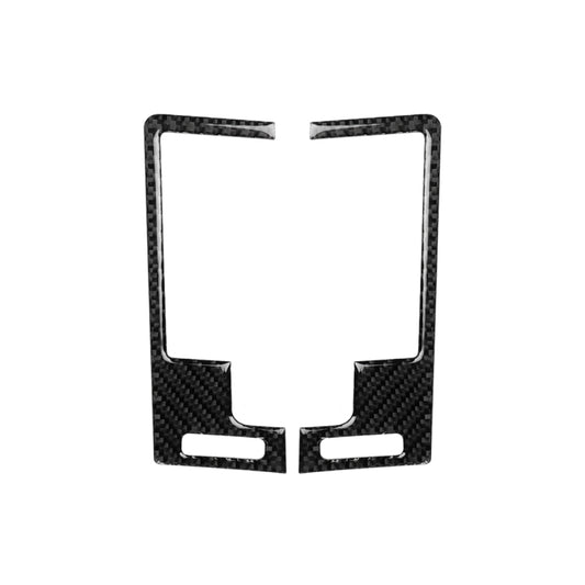 Car Carbon Fiber Center Ventilation Exhaust Decorative Sticker for Nissan 350z 2006-2009, Center Ventilation Exhaust